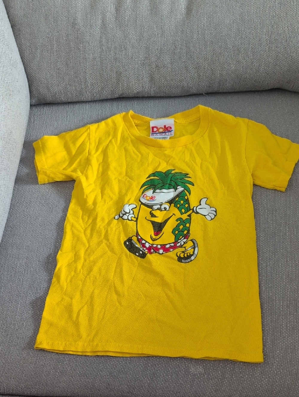 Kids' Yellow Pineapple Graphic Tee